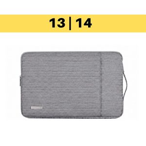 Housse PC Imperméable – Pochette Pour Ordinateur Portable et Mac de 13″ & 14″ pouces – GRIS