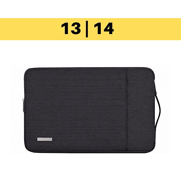 Housse PC Imperméable – Pochette Pour Ordinateur Portable et Mac de 13″ & 14″ pouces – NOIR