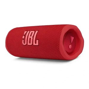 JBL Flip 6 – Enceinte Bluetooth portable et étanche à l'eau et à la poussière, haut-parleur haute fréquence pour des basses profondes, 12 heures d'autonomie- Rouge