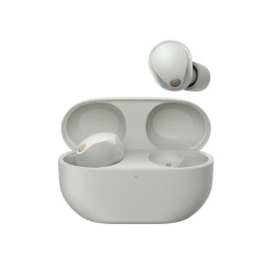 Sony WF-1000XM5 écouteurs sans Fil à réduction de Bruit, Bluetooth, Intra-Auriculaires avec Micro, 36 Heures d'autonomie, Charge Rapide, IPX4, Compatible iOS et Android - Argent