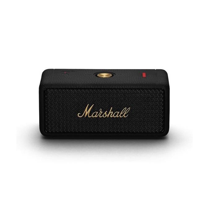 Marshall Emberton 2 - Enceinte Bluetooth Portable, sans Fil, Ip67 Résistant à la Poussière et à l'eau, Plus de 30 Heures de Lecture, Charge Rapide - Noir