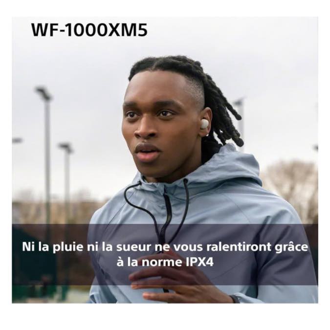 Sony WF-1000XM5 écouteurs sans Fil à réduction de Bruit, Bluetooth, Intra-Auriculaires avec Micro, 36 Heures d'autonomie, Charge Rapide, IPX4, Compatible iOS et Android - Argent – Image 13