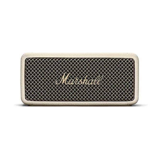 Marshall Emberton 2 - Enceinte Bluetooth Portable, sans Fil, Ip67 Résistant à la Poussière et à l'eau, Plus de 30 Heures de Lecture, Charge Rapide - Creme