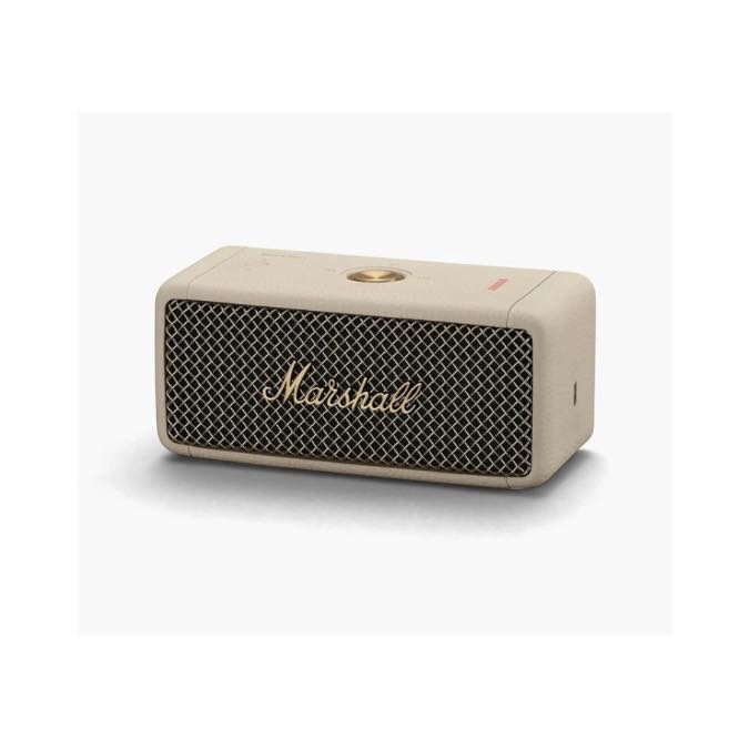 Marshall Emberton 2 - Enceinte Bluetooth Portable, sans Fil, Ip67 Résistant à la Poussière et à l'eau, Plus de 30 Heures de Lecture, Charge Rapide - Creme – Image 6