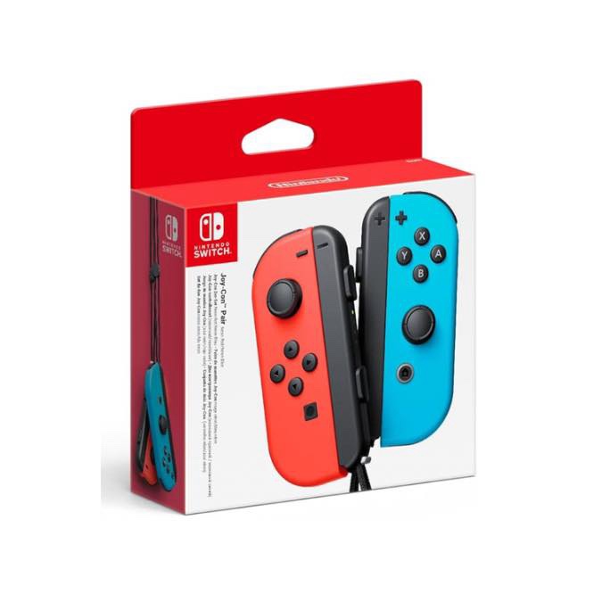Nintendo Switch Paire de manettes Joy-Con - droite bleu néon/gauche rouge néon