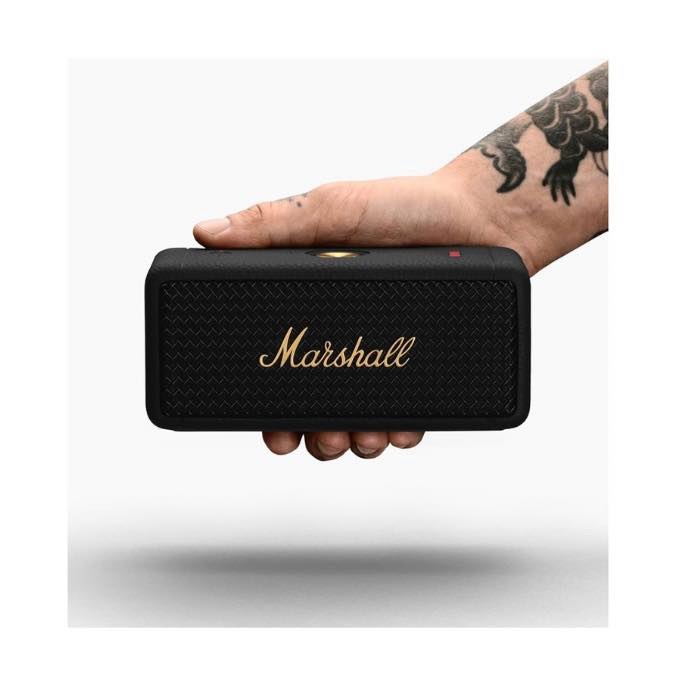 Marshall Emberton 2 - Enceinte Bluetooth Portable, sans Fil, Ip67 Résistant à la Poussière et à l'eau, Plus de 30 Heures de Lecture, Charge Rapide - Noir – Image 6