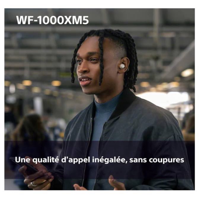 Sony WF-1000XM5 écouteurs sans Fil à réduction de Bruit, Bluetooth, Intra-Auriculaires avec Micro, 36 Heures d'autonomie, Charge Rapide, IPX4, Compatible iOS et Android - Argent – Image 11