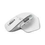 Logitech MX Master 3S - Souris Bluetooth Sans Fil avec Défilement Ultra-Rapide, Ergonomique, DPI 8K, Suivi sur Verre, Bluetooth, Clics Silencieux, USB-C, Compatible avec Mac, Windows, Linux, Chrome, IPad, Android, Gris Clair