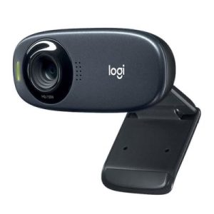 Logitech C310 Webcam HD, 720p/30ips, Appel Vidéo HD Large Champ de Vision, Correction de la Lumière, Micro Antiparasites, Skype, FaceTime, Hangouts, WebEx, PC/Mac/Portable/Macbook/Tablette - Noir