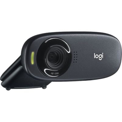 Logitech C310 Webcam HD, 720p/30ips, Appel Vidéo HD Large Champ de Vision, Correction de la Lumière, Micro Antiparasites, Skype, FaceTime, Hangouts, WebEx, PC/Mac/Portable/Macbook/Tablette - Noir – Image 2