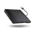 Lecteur CD DVD externe USB C, adaptateur USB Type C vers USB 3.0 Superdrive lecteur optique graveur DVD CD+/-RW compatible avec MacBook Air iMac Windows et ordinateur portable