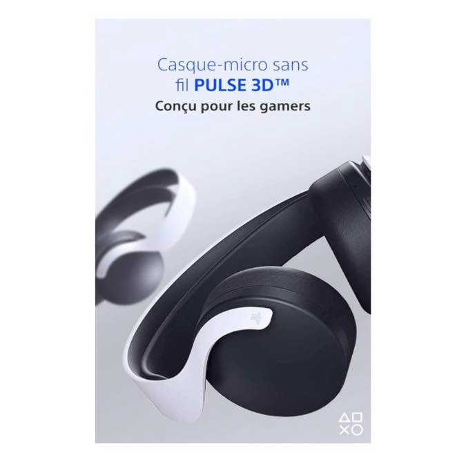 Casque micro sans fil PULSE 3D - PS5 & PS4 - Blanc – Image 2