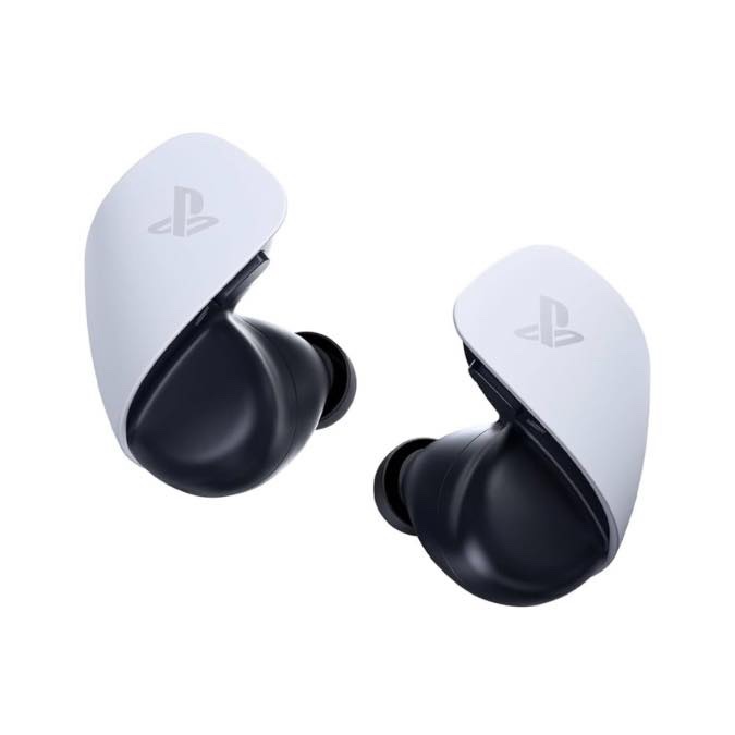 Sony Écouteurs Sans Fil PULSE Explore pour PlayStation 5, PC et Mac, Réduction de bruit, 10h d’Autonomie, Blanc