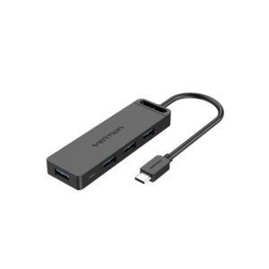 VENTION TGKBB - Hub USB – Répartiteur multi-ports USB ultra fin, adaptateur hub multiport USB 3.0