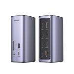 UGREEN Dock Station 12 en 1 - Station d'accueil USB type-c vers HDMI 8K DisplayPort «ABCD», Triple affichage RJ45 PD100W, Dock pour Mac OS M1, HUB USB 3.1 10G. UGREEN CM555 90325