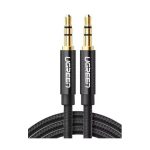 Câble audio 3,5 mm AUX 0,5, noir (AV112)Jack 3.5mm vers 3.5mm, 2 mètres UGREEN AV112 50363 / 10687