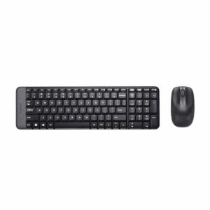 Logitech MK220 Combo Clavier et Souris Sans Fil pour Windows, Sans Fil 2,4GHz avec Récepteur USB, Compatible avec PC et Ordinateur Portable AZERTY