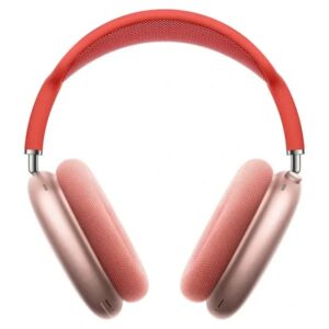 Apple Airpods Max avec Pochette – Casque circum-aural fermé sans fil – Réduction de bruit active – BT5.0 – Commandes/Micro – Autonomie 20h – Charge rapide – Rose