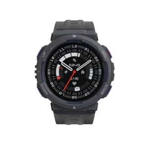 Amazfit Active Edge, 46mm, Smartwatch au design élégant et résistant pour le sport et le fitness, GPS, coach santé IA, Sport Outdoor, séances d'entraînement et exercices, batterie 16 jours, 10 ATM - Noir