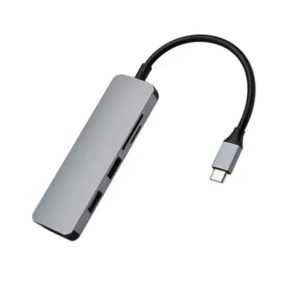 Hub USB-C 5en1 avec 3 ports USB 3.0 et un lecteur de cartes SD et TF – MB1082