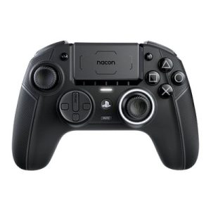 NACON Revolution 5 Pro Manette de jeu sans fil PlayStation sous licence officielle pour PS5 / PS4 / PC - Effet Hall, butées de déclenchement, boutons mappables, audio Bluetooth - Noir