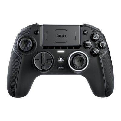 NACON Revolution 5 Pro Manette de jeu sans fil PlayStation sous licence officielle pour PS5 / PS4 / PC - Effet Hall, butées de déclenchement, boutons mappables, audio Bluetooth - Noir