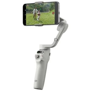 DJI Osmo Mobile 6 – Stabilisateur Gimbal pour smartphone, Pliable, Attache magnétique, 6h24 d’autonomie,Bluetooth 5.1 – Gris Platine