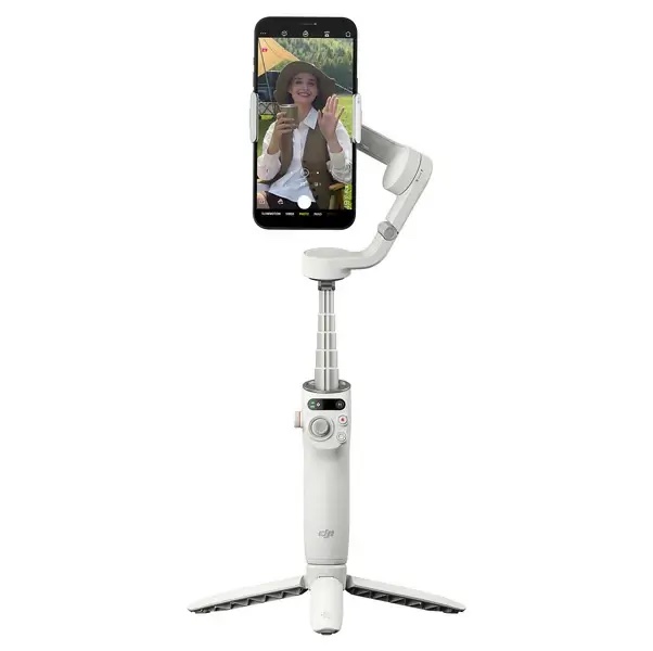 DJI Osmo Mobile 6 – Stabilisateur Gimbal pour smartphone, Pliable, Attache magnétique, 6h24 d’autonomie,Bluetooth 5.1 – Gris Platine – Image 3