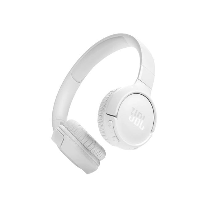 JBL Tune 520BT – Casque supra-auriculaire sans fil – Bluetooth 5.3 – Autonomie 57h – Blanc