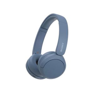 Sony WH-CH520 - Casque Bluetooth sans Fil, Multipoint, Micro intégré - jusqu'à 50 Heures d'autonomie et Charge Rapide - Bleu
