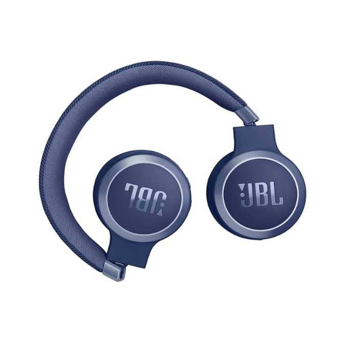 JBL Live 670NC Casque supra-auriculaire, Bluetooth 5.3, connexion multi-source, Réduction de Bruit Adaptative et Smart Ambient, jusqu'à 65 heures d'autonomie, Bluetooth, Bleu – Image 5