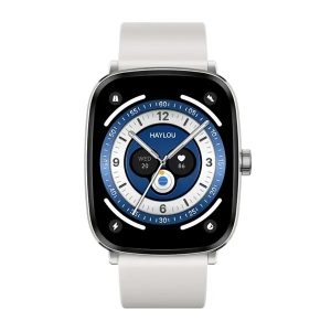 HAYLOU RS5 montre intelligente Écran AMOLED 2,01" - Appel Bluetooth - Longue durée de vie de la batterie - Argent