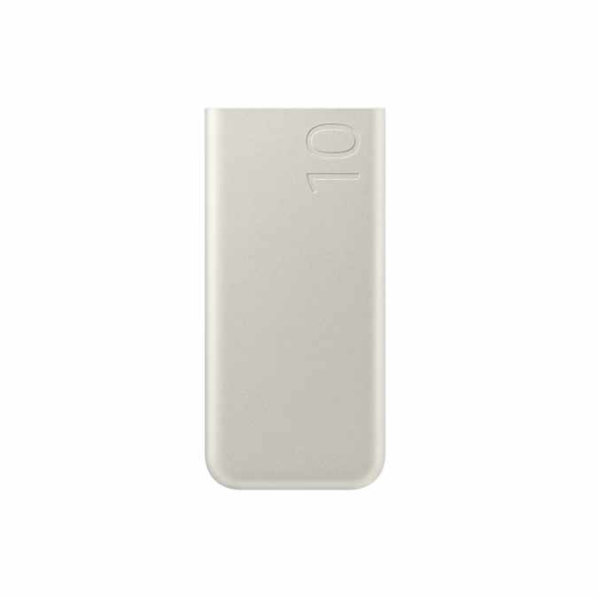 Samsung Powerbank Batterie externe 10 000 mAh charge Ultra Rapide 25W avec 2 ports USB-C, Beige