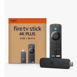 Amazon Fire TV Stick 4K Plus, avec prise en charge du Wi-Fi 6 et des technologies Dolby Vision/Atmos et HDR10+, Trouvez vos séries plus rapidement avec Alexa+