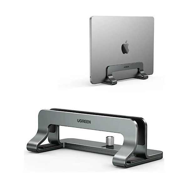 UGREEN Support Ordinateur Vertical en Aluminium Laptop pour Portable Bureau Réglable