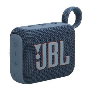 JBL GO 4 – Mini enceinte portable sans fil, Bluetooth 5.3, Etanche IP67, USB-C, Autonomie 7h - Bleu