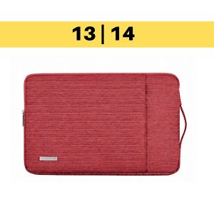 Housse PC Imperméable - Pochette Pour Ordinateur Portable et Mac  de 13" & 14" pouces - ROUGE