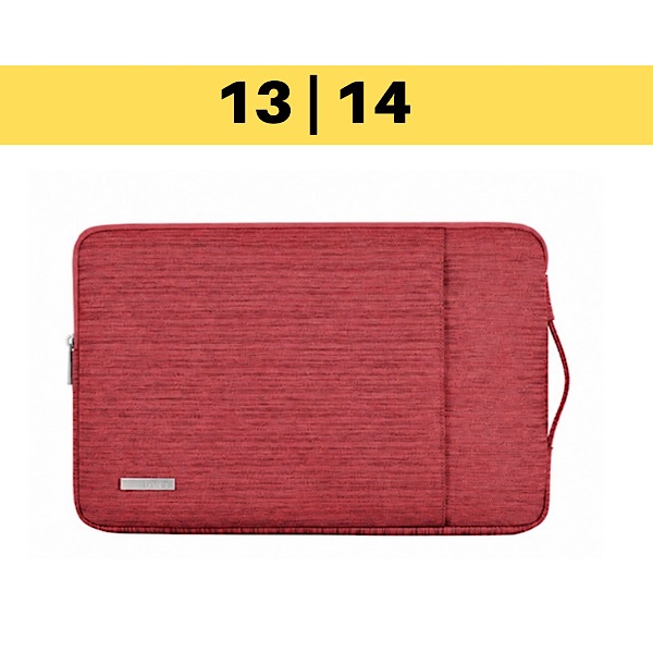 Housse PC Imperméable - Pochette Pour Ordinateur Portable et Mac de 13" & 14" pouces - ROUGE