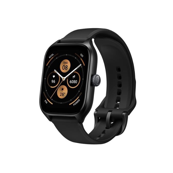 Amazfit GTS 4, 43 mm, Montre Connectée Homme avec Alexa, Appel Bluetooth, AMOLED, SpO2, 150+ Modes Sportifs, Bi-Bande & GPS Smartwatch - Noir