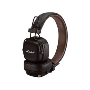 Marshall Major IV Casque Bluetooth supra-auriculaire, écouteurs sans fil, pliables, autonomie sans fil de plus de 80 heures, Marron