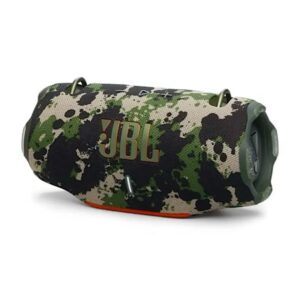 JBL Xtreme 4, Enceinte Portable Bluetooth avec Son Pro, jusqu'à 24h d'autonomie, Recharge Rapide, Étanche Indice IP67, bandoulière Incluse, Camouflage