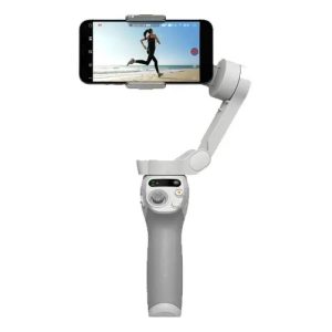 DJI Osmo Mobile SE – Stabilisateur à 3 axes avec trépied, Stabilisateur Gimbal pour smartphone, Gris