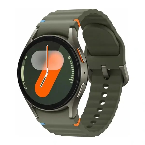 Samsung Galaxy Watch7 – Montre connectée 40 mm – IP6X – GPS – 2/32Go – Amoled 1.3″ – NFC/Wi-Fi/BT 5.3 – Android Wear 5.0 – bracelet sport en silicone – Vert