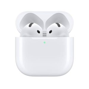 Apple AirPods 4 Avec Réduction de Bruit (ANC), Écouteurs intra-auriculaires – BT- Commandes/Micro – Autonomie 5 + 25 h – Boîtier de charge USB-C - Blanc