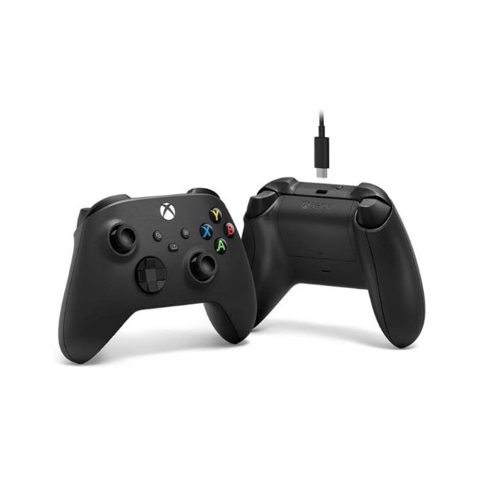 Manette Sans Fil Xbox Series X/S + Cable USB-C, Carbon Black – Image 3