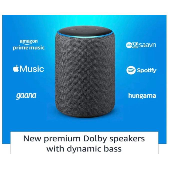 Echo Plus (2e génération) – Son de qualité supérieure, optimisé par Dolby, hub Smart Home intégré Noir – Image 2