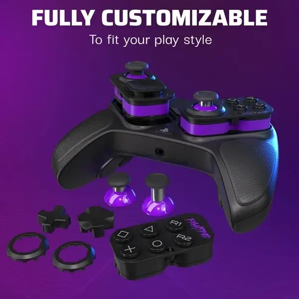 Manette sans fil PDP Victrix Pro BFG pour PS5 PS4 et PC – Noir – Image 2
