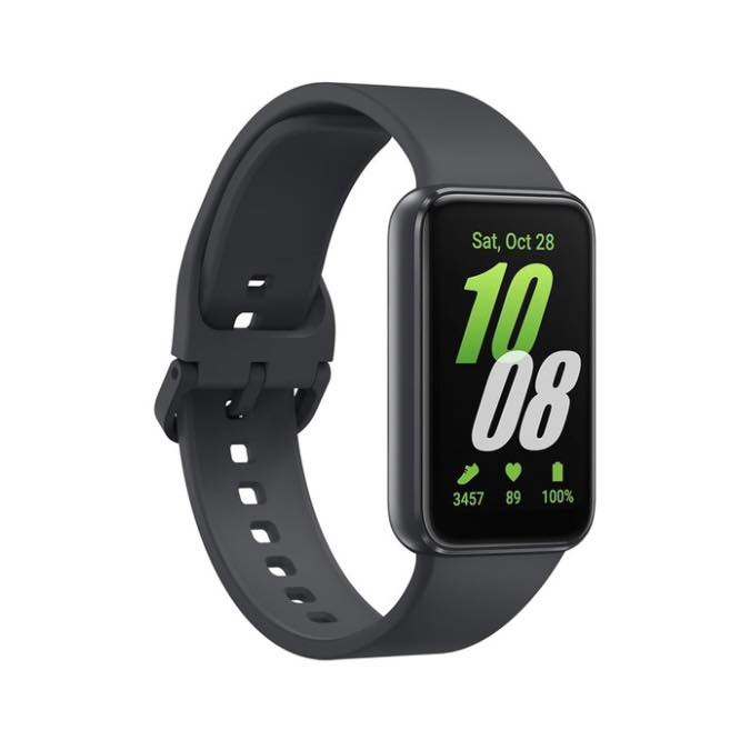 Samsung Galaxy Fit3 - Montre connectée avec écran AMOLED de 40 mm, corps en aluminium, suivi complet de l’activité physique et de la santé, batterie jusqu’à 13 jours, charge rapide, 5 ATM - Noir – Image 2