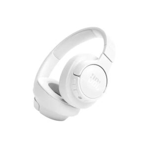 JBL Tune 720BT – Casque supra-auriculaire – sans fil – Bluetooth 5.3 – Commandes/Micro – Autonomie 76h – Pliable – Blanc