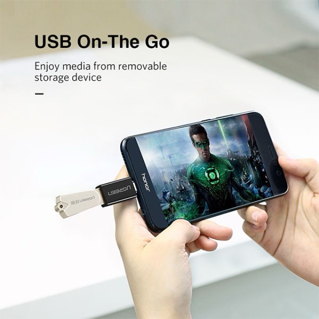 Adaptateur USB-C vers USB UGREEN US173 20808 - Noir – Image 2